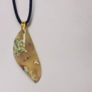 آویز گردن عقیق شجر طرح مارکیز