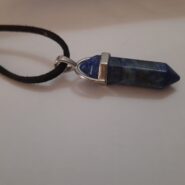 آویز گردن مخروطی سنگ لاجورد