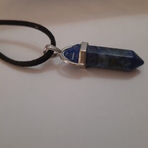 آویز گردن مخروطی سنگ لاجورد