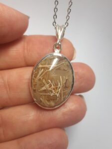 آویز سنگ عقیق روتایلی