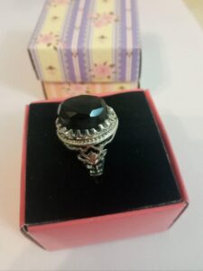 انگشتر نقره 925 عقیق قهوه ای