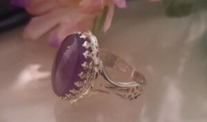 انگشتر عقیق سوسنی